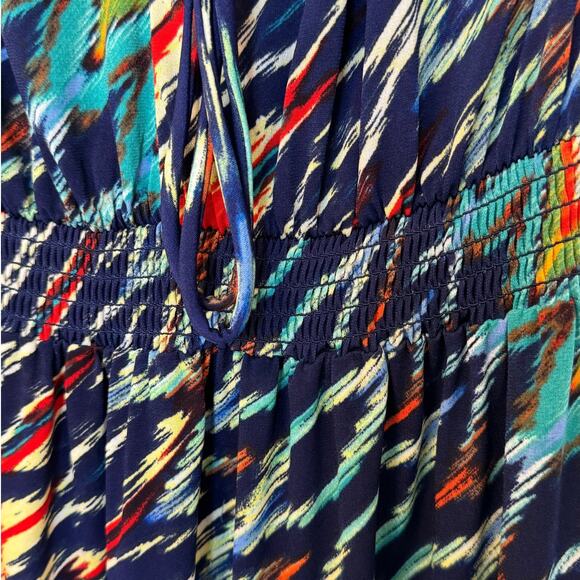 Bisou Bisou Maxi Halter Dress in Multi-Color Print - Picture 8 of 14